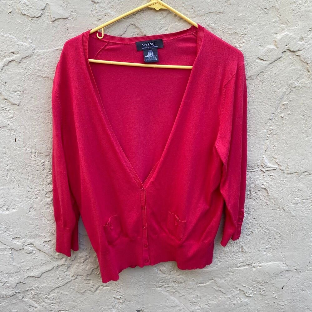 Red Cardigan - George